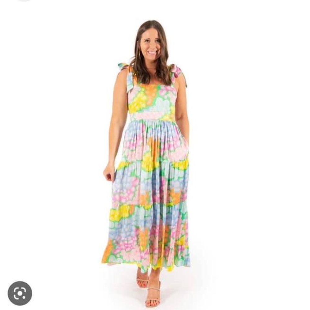 Beautiful Emily McCarthy Midi Bow Dress Size Small